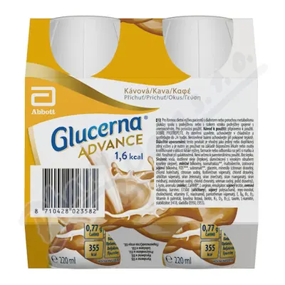 Glucerna Advance 1.6kcal kávová př.por.sol.4x220ml