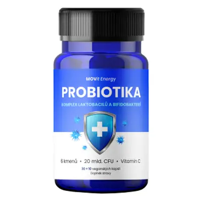 MOVit Probiotika kompl.laktob.+bifidobak.cps.30+10