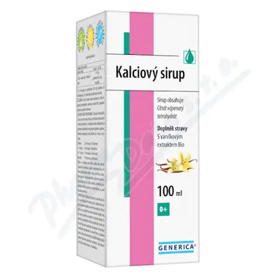 Kalciový sirup Generica 100ml