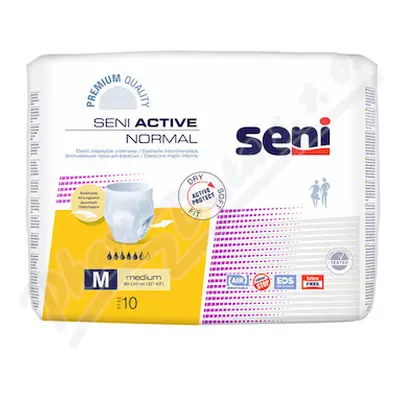 Seni Active Normal Medium ink.plen.kalhotky 10ks