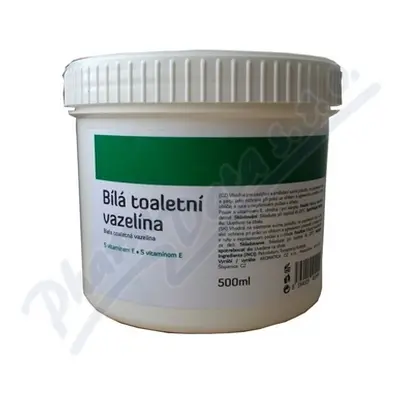 AROMATICA Bílá toaletní vazelína s vit.E 500ml