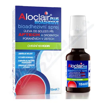 Aloclair PLUS BIOADHESIVE sprej 15ml