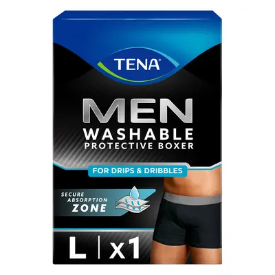 TENA Men Washable Boxers L černé inkontinenční boxerky 1ks 84945