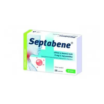 Septabene citron a bezový květ 3mg/1mg pas.16