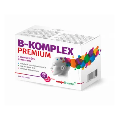 B-komplex PREMIUM tbl.100+20 Moje lékárna