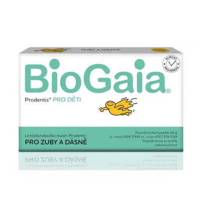 BioGaia Prodentis pro děti 20 pastilek