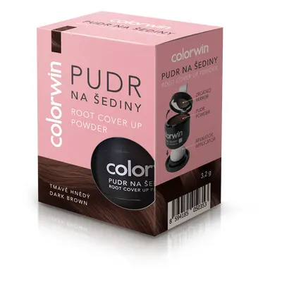 Colorwin pudr na šediny tmavě hnědý 3.2g