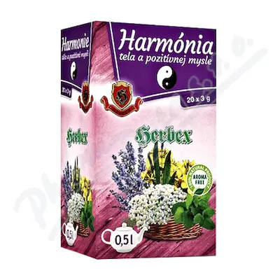 HERBEX Harmonie těla a pozitivní mysli n.s.20x3g