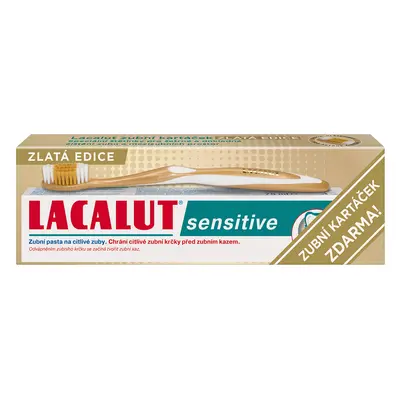 Lacalut Sensitive zubní pasta 75ml ZLATÁ EDICE