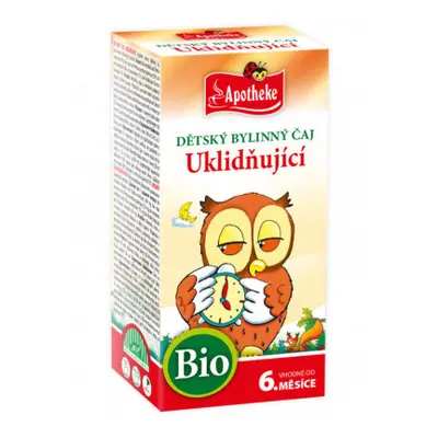 Apotheke Dětský čaj BIO uklidňující 20x1.5g