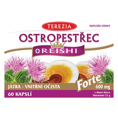 TEREZIA Ostropestřec+Reishi Forte cps.60