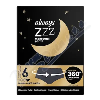 Always ZZZs Night menstruační kalhotky 6