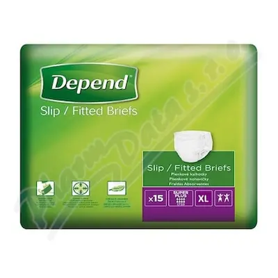 Depend Slip Super Plus inkont.kalhotky vel.XL 15ks