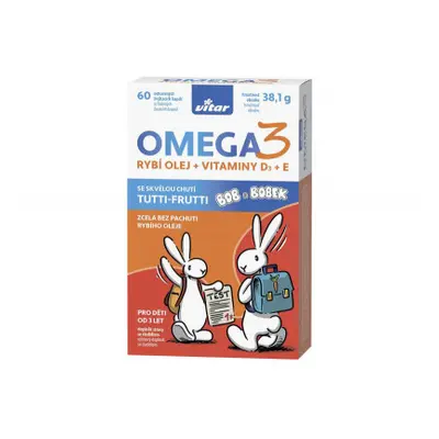 Vitar Kids Omega 3+vit.D+vit.E cps.60