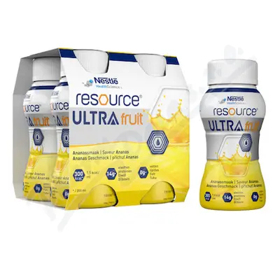 Resource Ultra Fruit Ananas por.sol.4x200ml