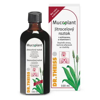 Mucoplant Jitrocelový roztok bez cukru 100ml