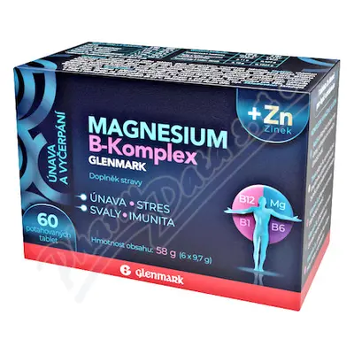 Magnesium B-komplex Glenmark tbl.60