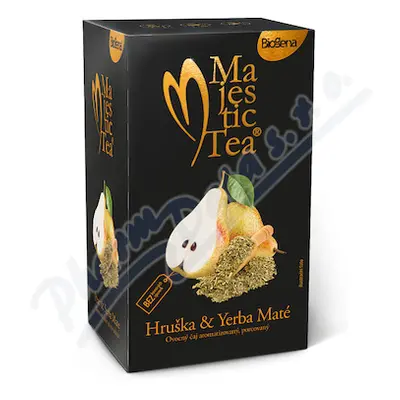 Čaj Majestic Tea Hruška&Yerba Maté 20x2.5g