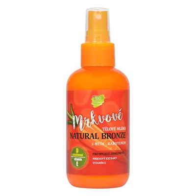 VIVACO mrkvové tělové mléko Natural bronz 150ml