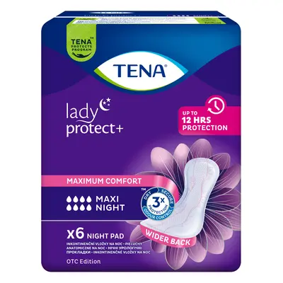 TENA Lady Maxi Night ink.vložky 6ks 760984