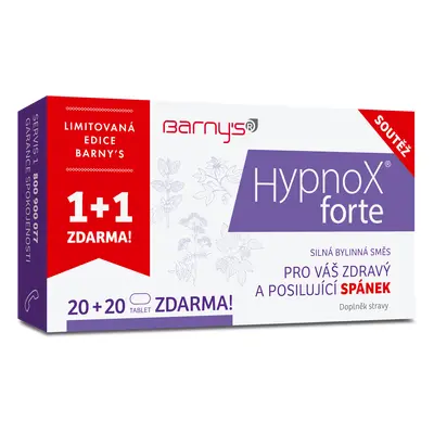 Barnys HypnoX forte tbl.20+20 zdarma