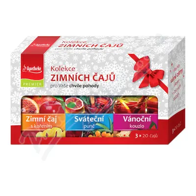 Apotheke Zimní/Sváteční/Vánoční čaj+dárek 3x20x2g