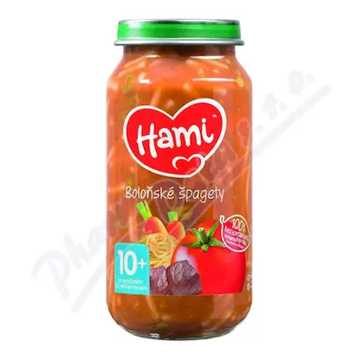 Hami příkrm boloňské špagety 250g 10M 110907