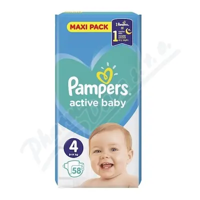 Pampers Active Baby VPP 4 Maxi 58ks