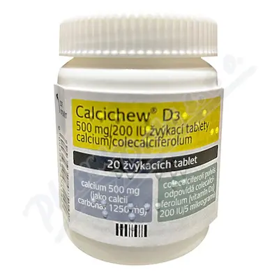 Calcichew D3 500mg/200IU tbl.mnd.20