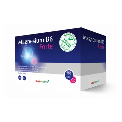 Magnesium B6 Forte tbl.100+20 Moje lékárna