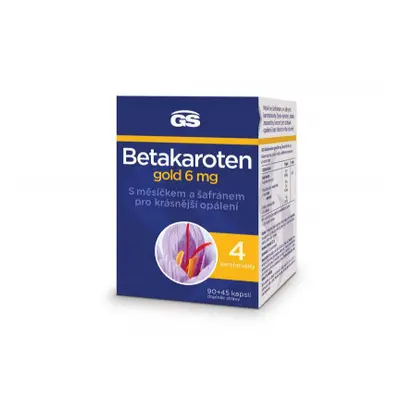 GS Betakaroten gold 6mg cps.90+45