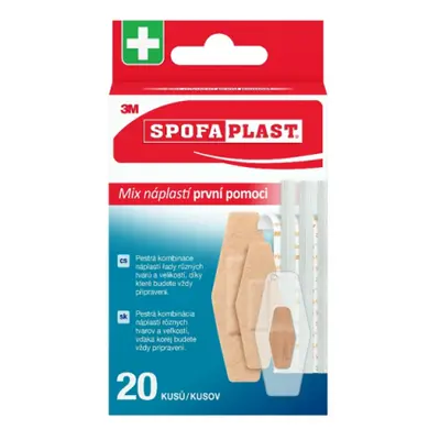 3M Spofaplast 607 Náplasti první pomoci mix 20ks