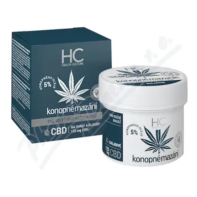 Health Culture CBD konopné mazání chladivé 125ml