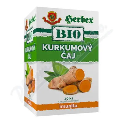 HERBEX BIO Kurkumový čaj n.s.20x1.5g