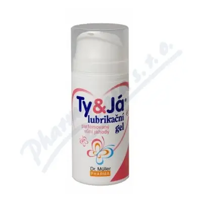 Lubrik.gel Ty&Já parf.vůní jahody 100ml Dr.Müller