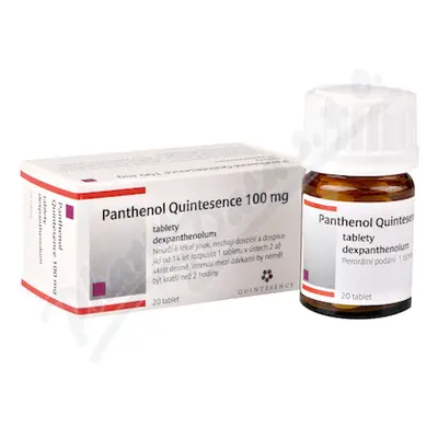 Panthenol Quintesence 100mg tbl.nob.20