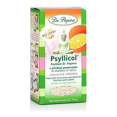 Dr.Popov Psyllicol příchuť pomeranč 100g