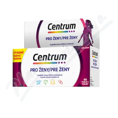 Centrum multivitamín pro ženy 90 tablet