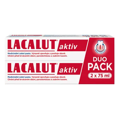 Lacalut Aktiv 2x75ml DUOPACK