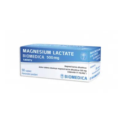 Magnesium lactate Biom.500mg por.tbl.nob.50x500mg