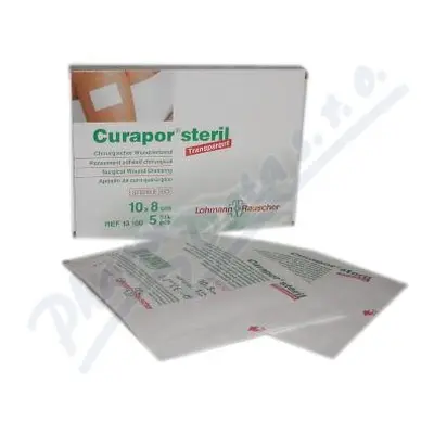 Náplast Curapor Transparent steril.10x8cm 5ks