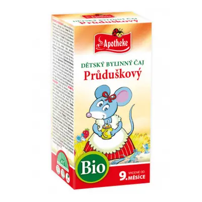 Apotheke Dětský čaj BIO průduškový 20x1.5g