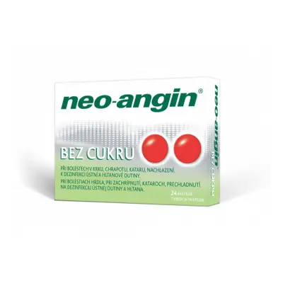 Neo-angin bez cukru pastilky 24