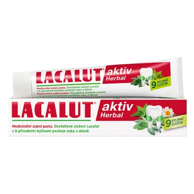 Lacalut Aktiv Herbal zubní pasta 75ml