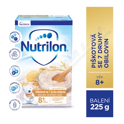 Nutrilon Piškotová kaše se 7 druhy obilovin 225g