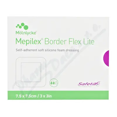 Krytí Mepilex Border Flex Lite 7.5x7.5cm 5ks