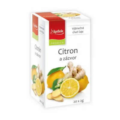 Apotheke Citron+zázvor s lípou čaj 20x2g