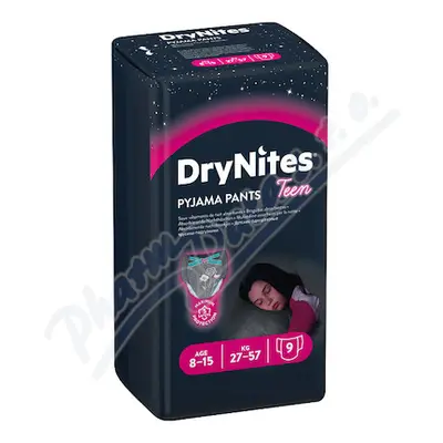 DryNites kalhotky absorb.dívky 8-15let/27-57kg/9ks