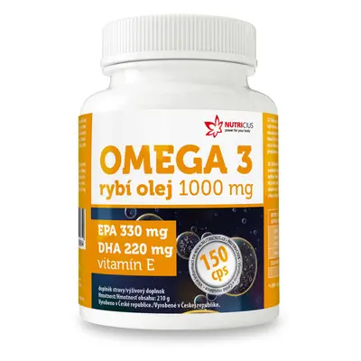 Omega 3 rybí olej 1000mg EPA330mg/DHA220mg cps.150