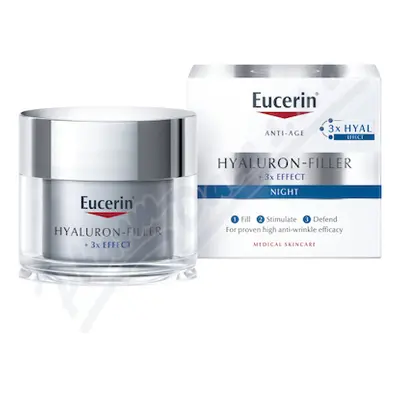 EUCERIN HYALURON-FILLER+3xEFFECT noční krém 50ml